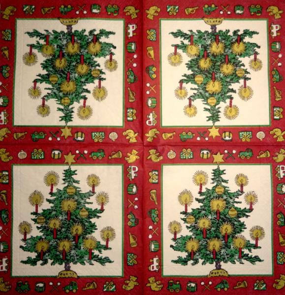 004 Christmas Tree - 3-ply - Caspari
